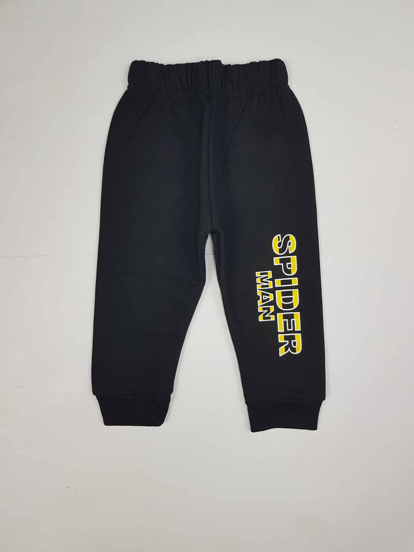 Printed Fleece Winter Outfit for Toddlers - Yellow and Black