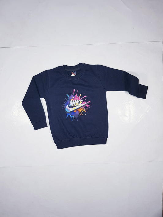 Stylish Splash Fleece Sweatshirt for Kids